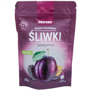 MOEWSO SLIWKA SUSZONA CALE OWOCE 150G