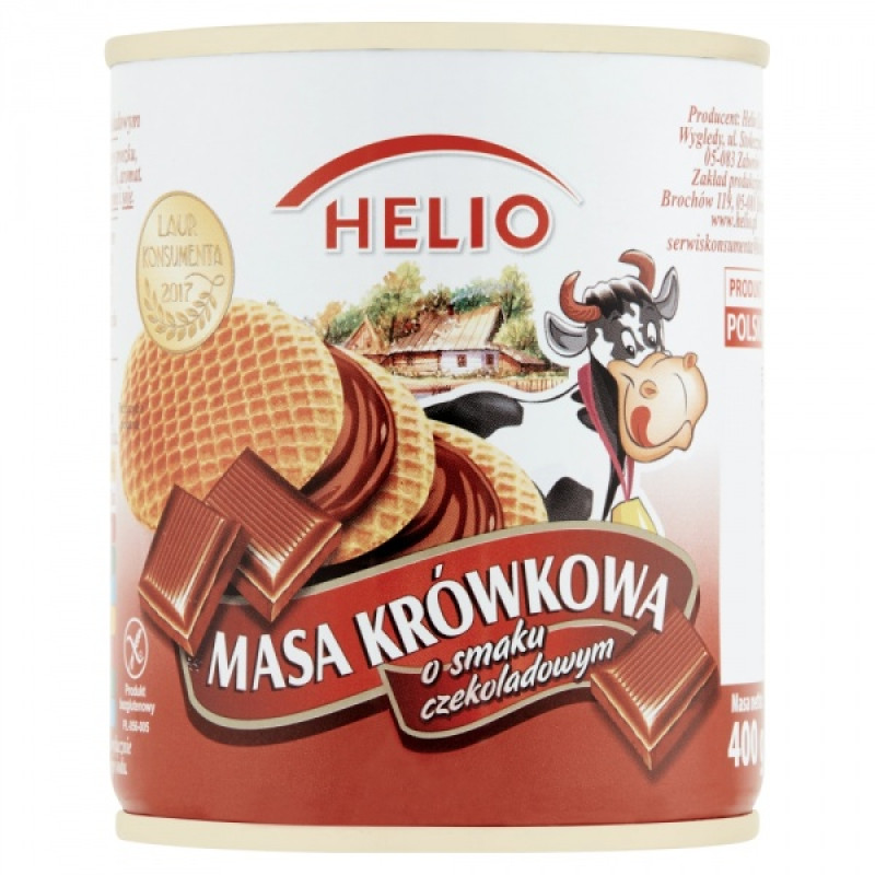 HELIO MASA KROWKOWA CZEKOLADOWA 400G