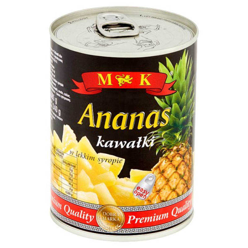ANANAS KAWALKI PREMIUM 565G