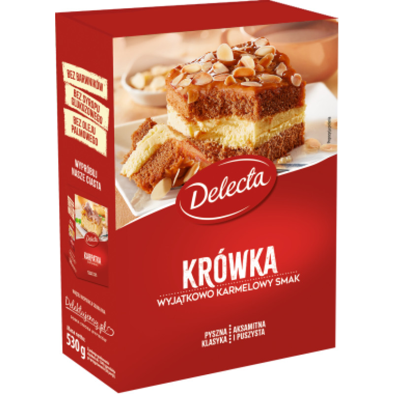 DELECTA CIASTO KROWKA 530G