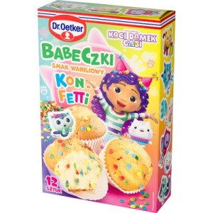 DR OETKER CIASTO BABECZKI KONFETTI GABI WANILIA 300G
