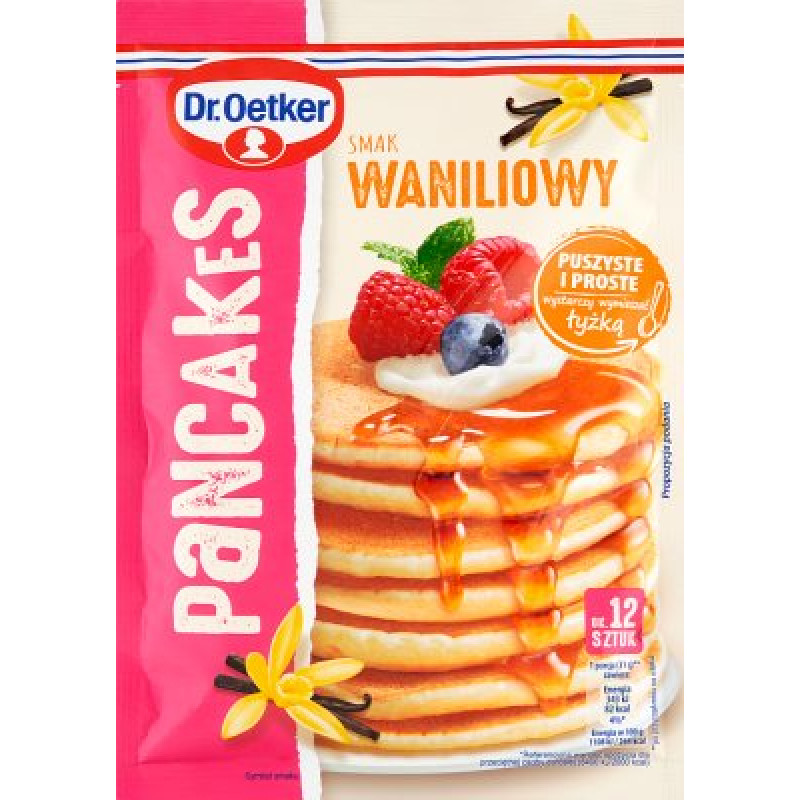 DR OETKER PANCAKES WANILIOWE MIESZANKA WPROSZKU 170G