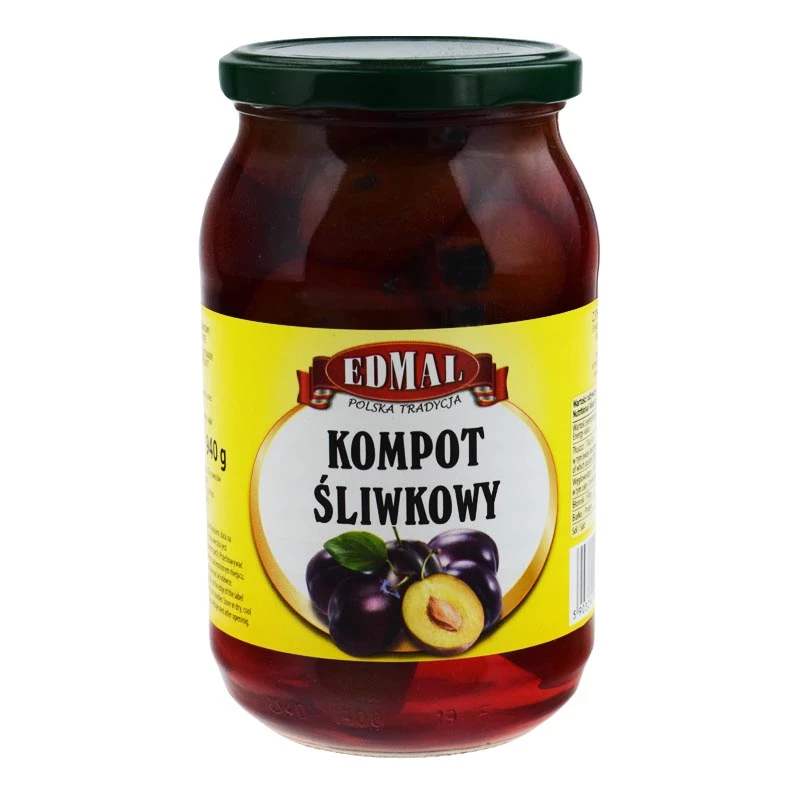 EDMAL KOMPOT SLIWKOWY 900ML