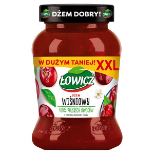 LOWICZ DZEM WISNIOWY NISKOSLODZONY 450G