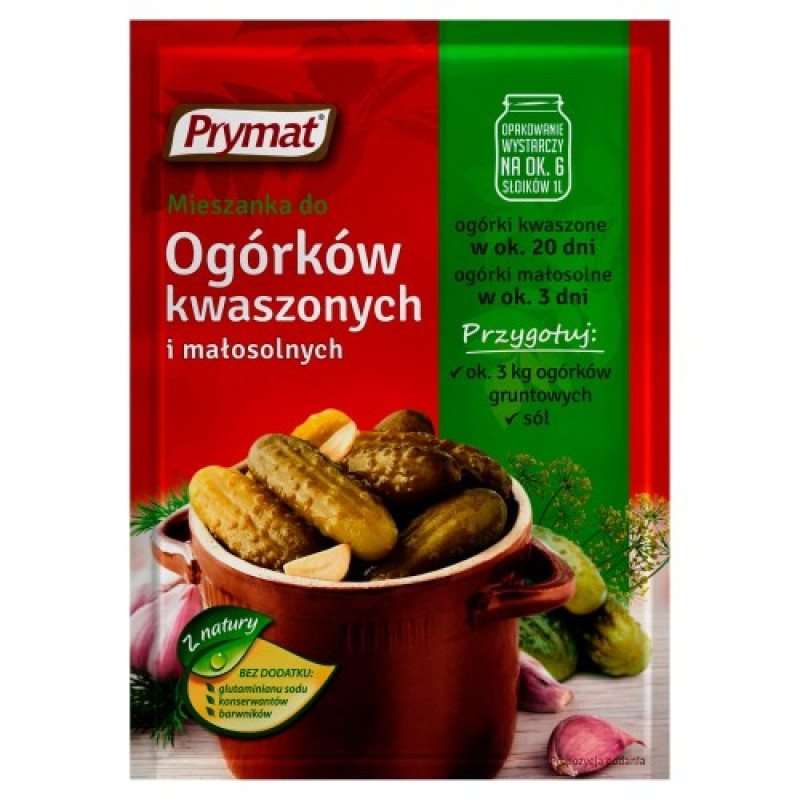 PRYMAT MIESZANKA DO OGORKOW MALOSOLNYCH 40G