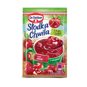 DR OETKER SLODKA CHWILA KISIEL WISNIOWY Z OWOCAMI 31.5G