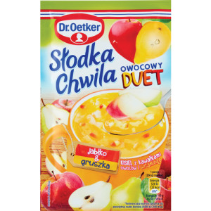 DR OETKER KISIEL SLODKA CHWILA JABLKO GRUSZKA 31.5G