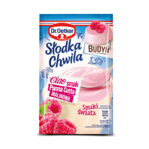 DR OETKER BUDYN SLODKA CHWILA PANNA COTTA MALINOWA 43G