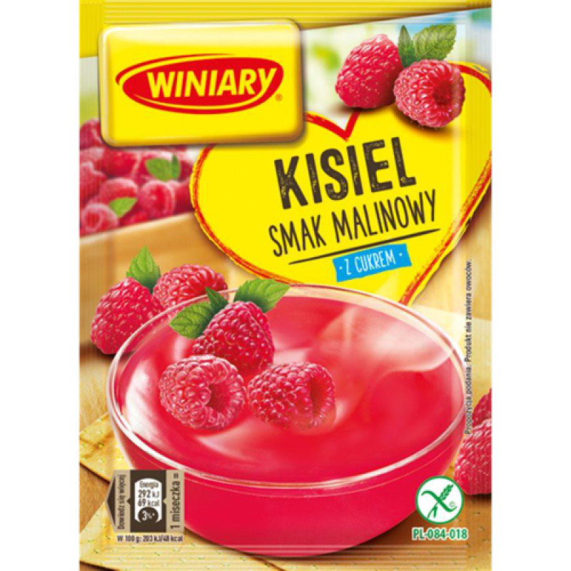 WINIARY KISIEL MALINOWY 77G