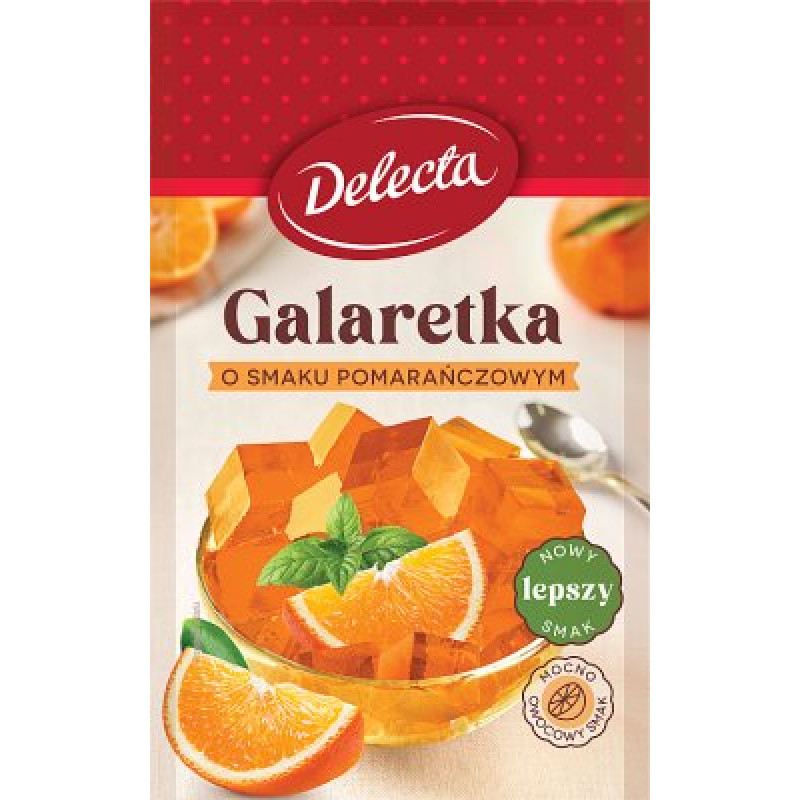DELECTA GALARETKA POMARANCZOWA 70G