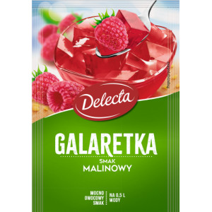 DELECTA GALARETKA MALINOWA 70G