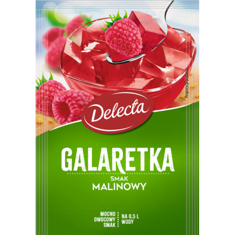 DELECTA GALARETKA MALINOWA 70G