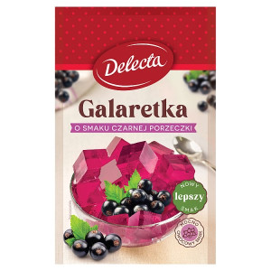 DELECTA GALARETKA CZARNA PORZECZKA 70G