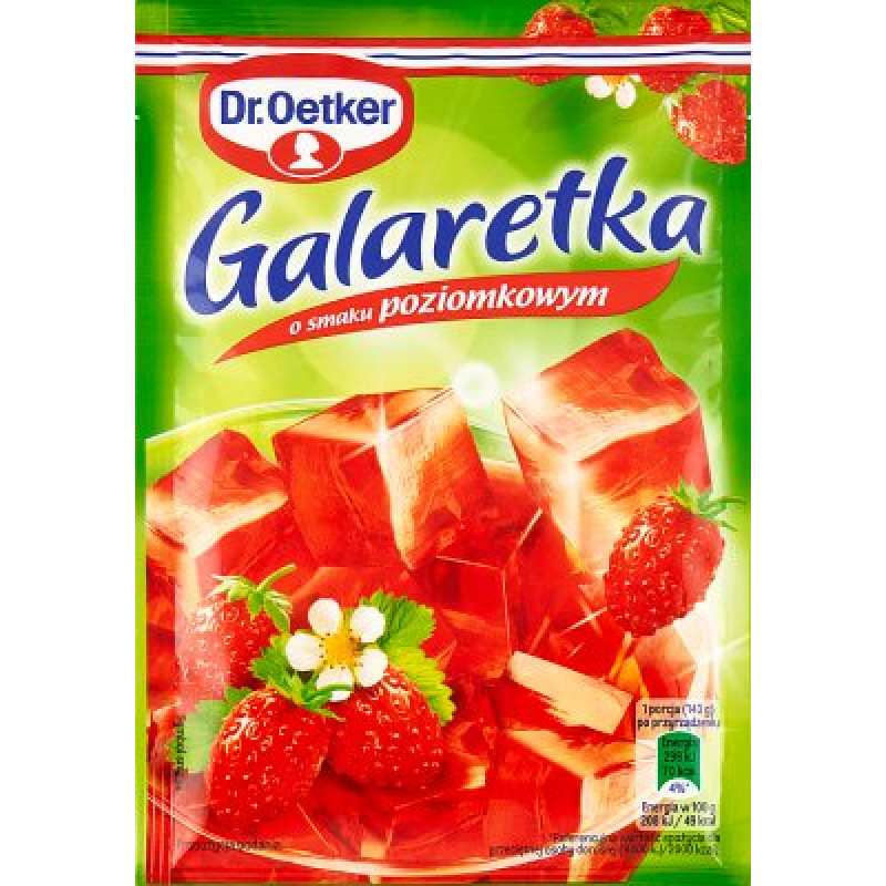 DR OETKER GALARETKA POZIOMKOWA 72G