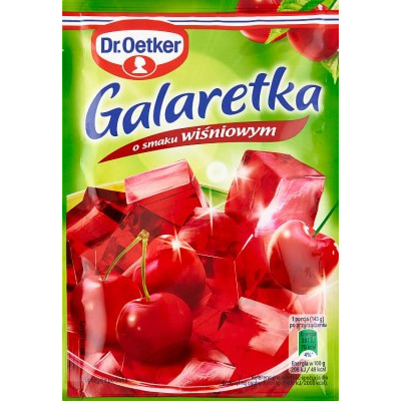 DR OETKER GALARETKA WISNIOWA 72G