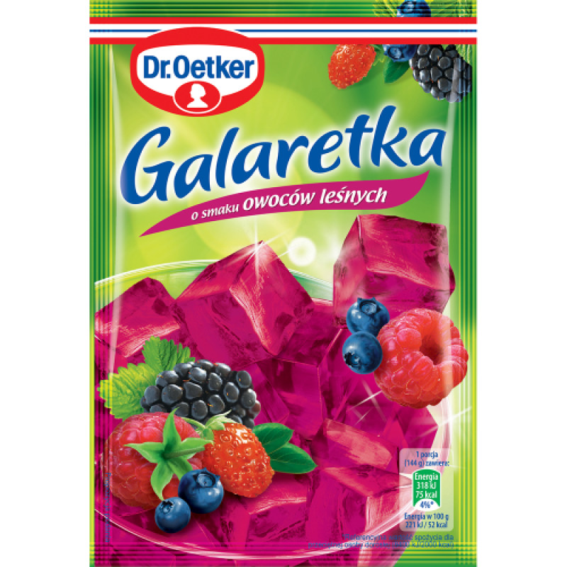 DR OETKER GALARETKA OWOCE LESNE 77G