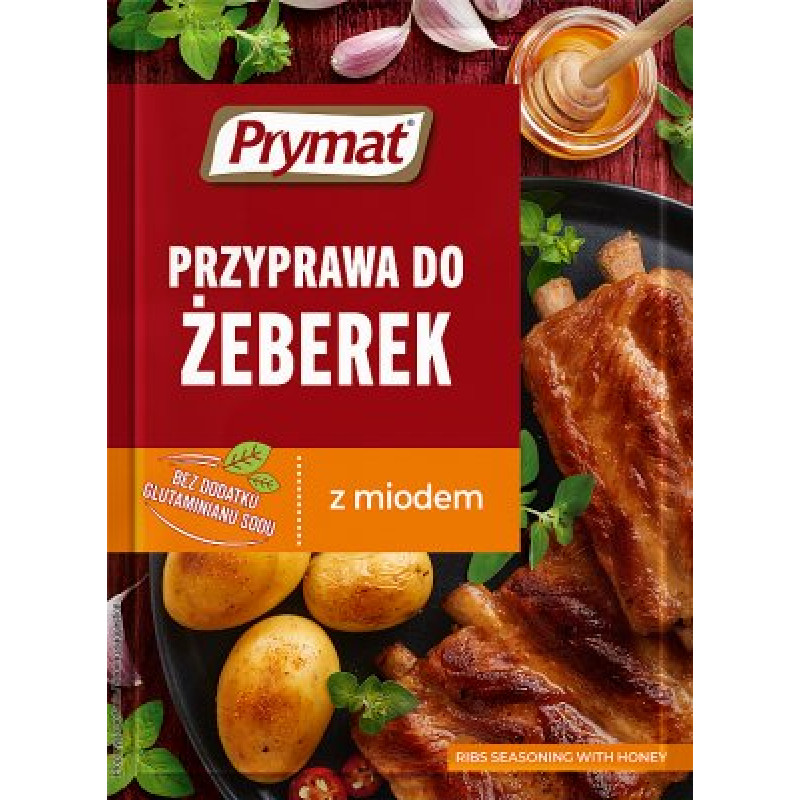PRYMAT PRZYPRAWA DO ZEBEREK Z MIODEM 20G