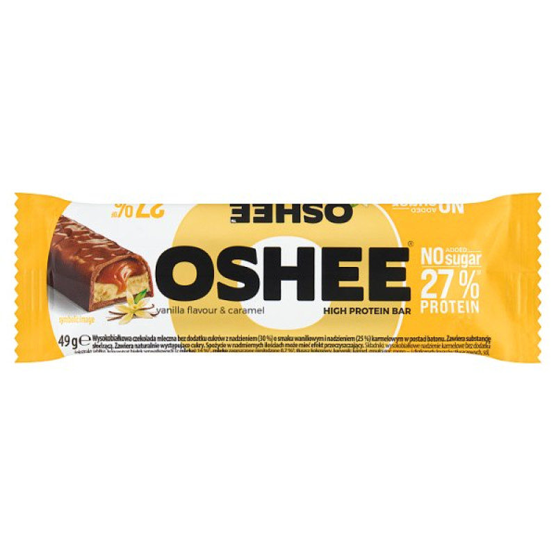 OSHEE BATON PROTEIN BAR VANILLA CARMEL 49G