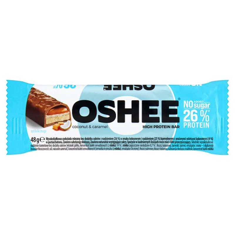 OSHEE BATON PROTEINOWY KOKOS KARMEL 48G