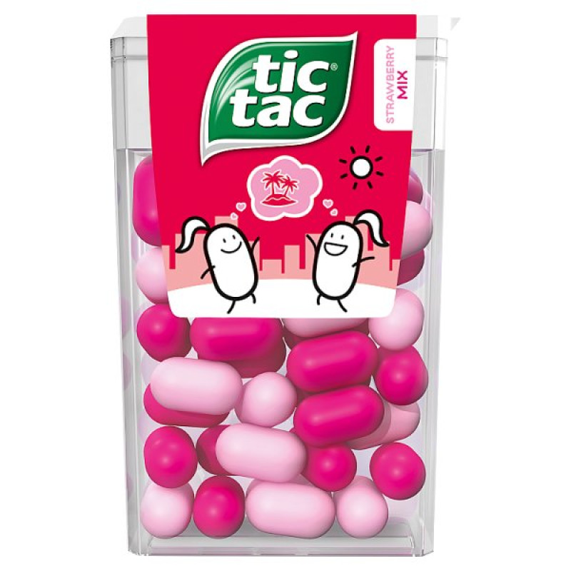 DRAZE TIC TAC STRAWBERRY MIX 18G