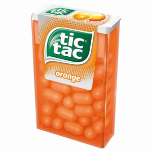 DRAZE TIC TAC POMARANCZOWE 18G
