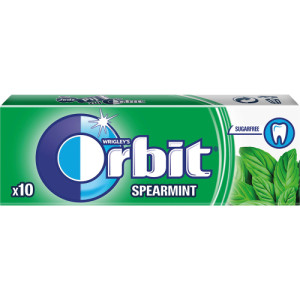 ORBIT GUMA SPEARMINT 14G