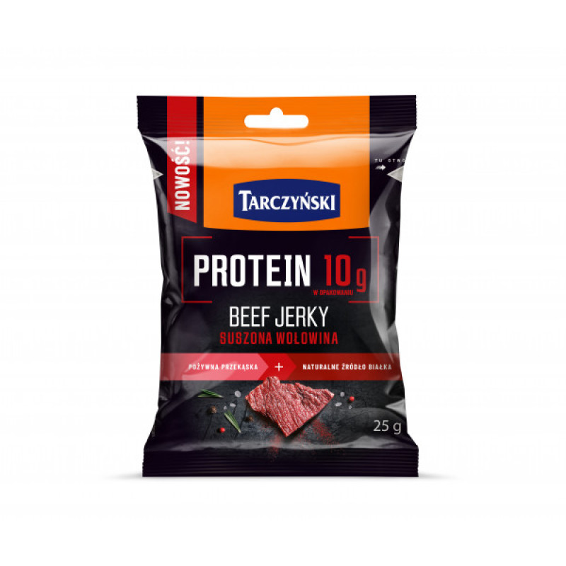 TARCZYNSKI PROTEIN BEEF JERKY SUSZONA WOLOWINA 25G