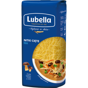 LUBELLA MAKARON NITKA CIETA 400G