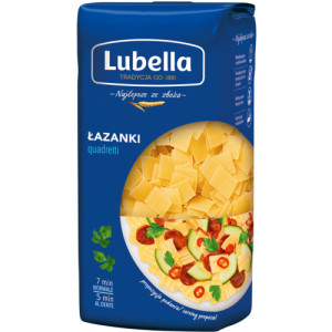 LUBELLA MAKARON LAZANKI 400G