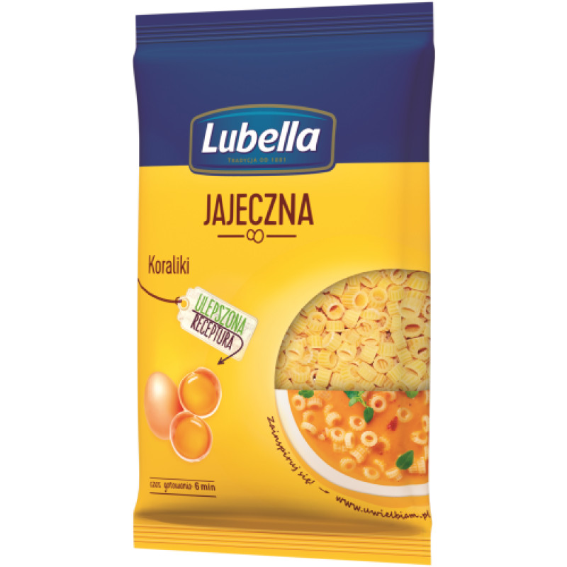 LUBELLA MAKARON DOMOWY JAJECZNY KORALIKI 250G