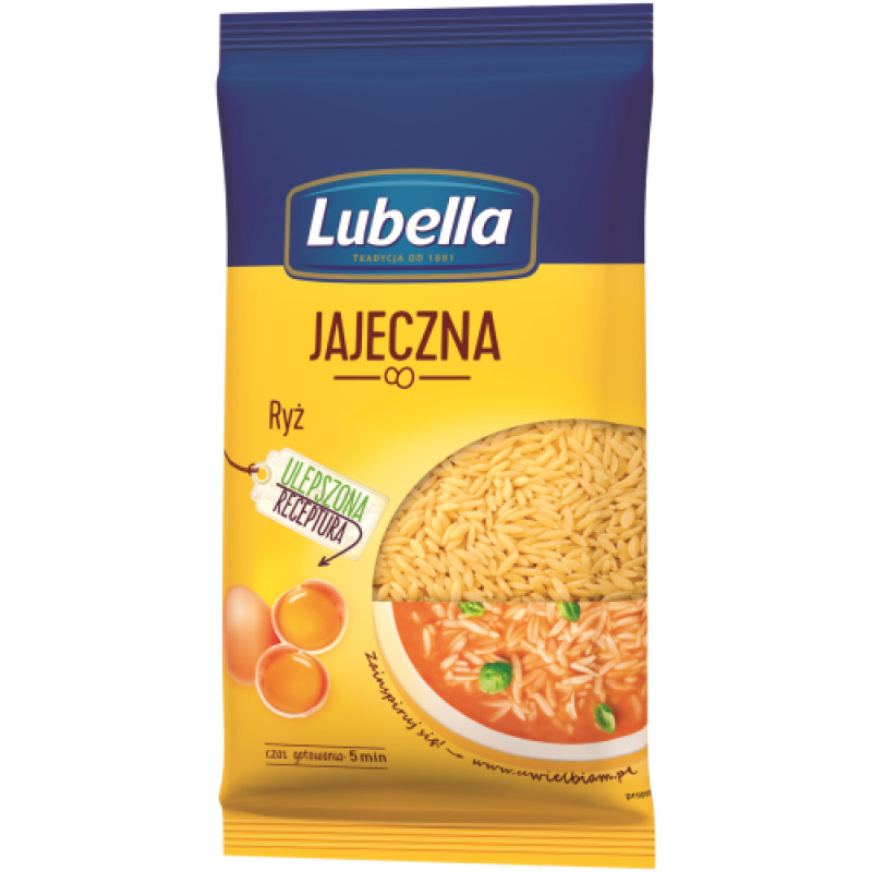 LUBELLA MAKARON DOMOWY JAJECZNY RYZ 250G