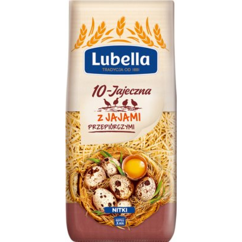 LUBELLA MAKARON 10 JAJECZNY NITKI 250G