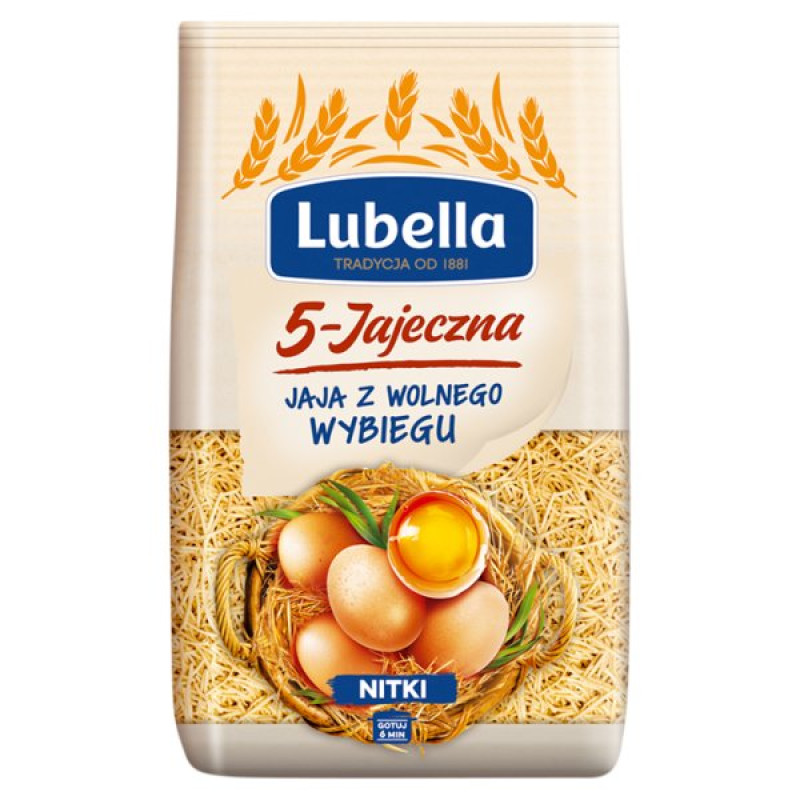 LUBELLA MAKARON NITKI 400G