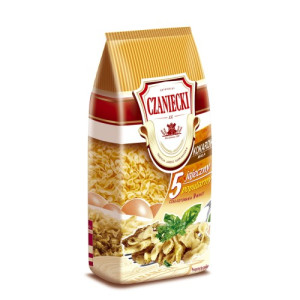 CZANIECKI MAKARON KOKARDKA MALA 5 JAJECZNY 250G