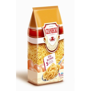 CZANIECKI MAKARON NITKA WALCOWANA 5 JAJECZNY 500G