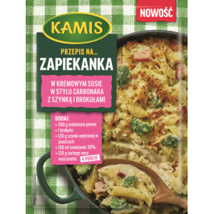 KAMIS ZAPIEKANKA Z SZYNKA I BROKULAMI 30G