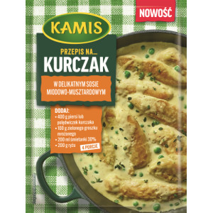 KAMIS KURCZAK W SOSIE MIODOWO MUSZTUSZTARDOWYM 30G